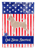 USA Patriotic Chihuahua Garden Flag Mailbox Decorative Yard Banner Outside Patio Artwork for Flower Beds, Garden Size, Multicolor