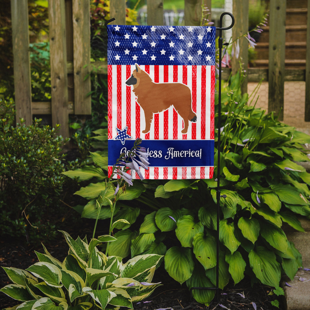 USA Patriotic Belgian Shepherd Garden Flag Mailbox Decorative Yard Banner Outside Patio Artwork for Flower Beds, Garden Size, Multicolor