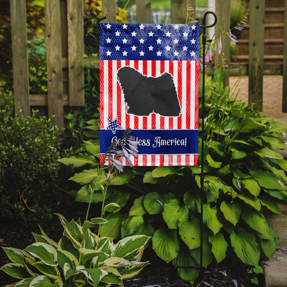 USA Patriotic Puli Garden Flag Mailbox Decorative Yard Banner Outside Patio Artwork for Flower Beds, Garden Size, Multicolor