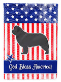 USA Patriotic Newfoundland Garden Flag Mailbox Decorative Yard Banner Outside Patio Artwork for Flower Beds, Garden Size, Multicolor