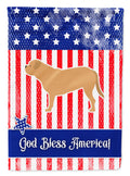 USA Patriotic Dogue de Bordeaux Garden Flag Mailbox Decorative Yard Banner Outside Patio Artwork for Flower Beds, Garden Size, Multicolor