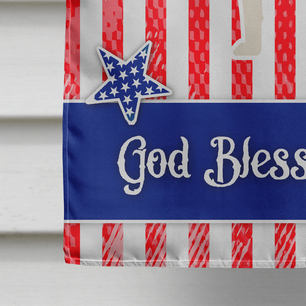 USA Patriotic Anatolian Shepherd House Flag 28x40 Porch Sleeve Pole Decorative Outside Yard Banner Artwork Wall Hanging, Polyester
