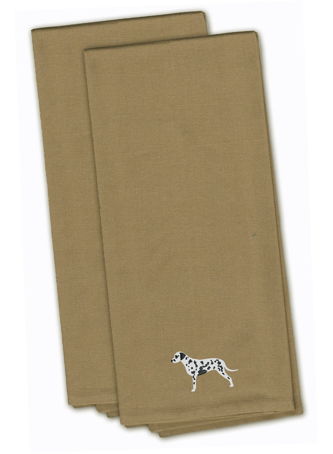 Dalmatian Embroidered Kitchen Towels, Set of 2 - Decorative Dish Towels, Kitchen Linens BB3383TNTWE