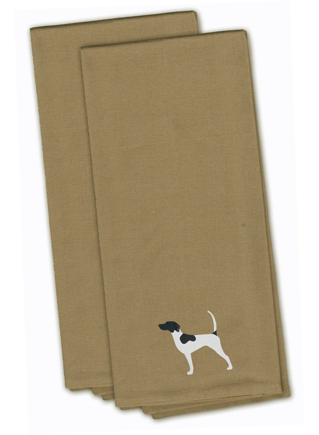English Pointer Embroidered Kitchen Towels, Set of 2 - Decorative Dish Towels, Kitchen Linens BB3395TNTWE