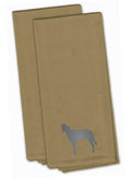 Irish Wolfhound Embroidered Kitchen Towels, Set of 2 - Decorative Dish Towels, Kitchen Linens BB3403TNTWE