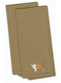 Australian Shepherd Dog Embroidered Kitchen Towels, Set of 2 - Decorative Dish Towels, Kitchen Linens BB3433TNTWE