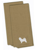 Maltese Embroidered Kitchen Towels, Set of 2 - Decorative Dish Towels, Kitchen Linens BB3436TNTWE