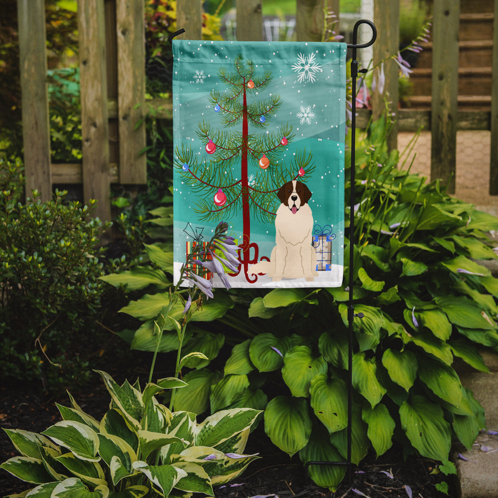 Merry Christmas Tree Moscow Watchdog Garden Flag Mailbox Decorative Yard Banner Outside Patio Artwork for Flower Beds, Garden Size, Multicolor