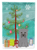 Merry Christmas Tree Glen of Imal Grey Garden Flag Mailbox Decorative Yard Banner Outside Patio Artwork for Flower Beds, Garden Size, Multicolor