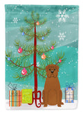 Merry Christmas Tree Dogue de Bourdeaux Garden Flag Mailbox Decorative Yard Banner Outside Patio Artwork for Flower Beds, Garden Size, Multicolor