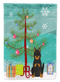 Merry Christmas Tree Beauce Shepherd Dog Garden Flag Mailbox Decorative Yard Banner Outside Patio Artwork for Flower Beds, Garden Size, Multicolor