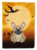 Halloween French Bulldog Cream Garden Flag Mailbox Decorative Yard Banner Outside Patio Artwork for Flower Beds, Garden Size, Multicolor