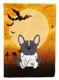 Halloween French Bulldog Black White Garden Flag Mailbox Decorative Yard Banner Outside Patio Artwork for Flower Beds, Garden Size, Multicolor