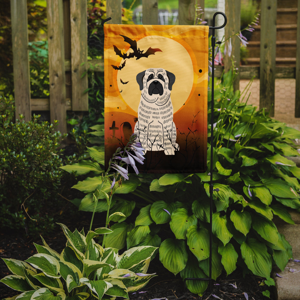 Halloween Mastiff Brindle White Garden Flag Mailbox Decorative Yard Banner Outside Patio Artwork for Flower Beds, Garden Size, Multicolor