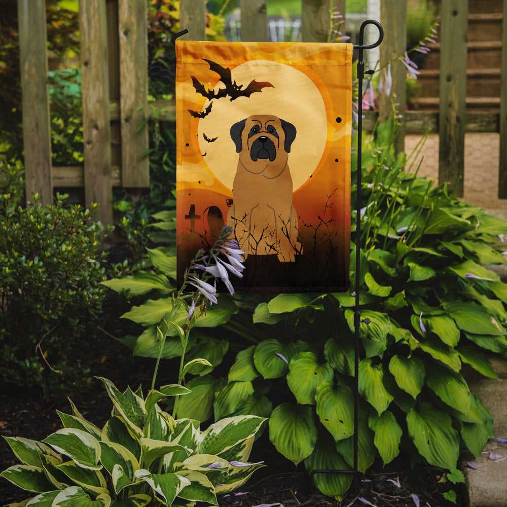 Halloween Mastiff Garden Flag Mailbox Decorative Yard Banner Outside Patio Artwork for Flower Beds, Garden Size, Multicolor