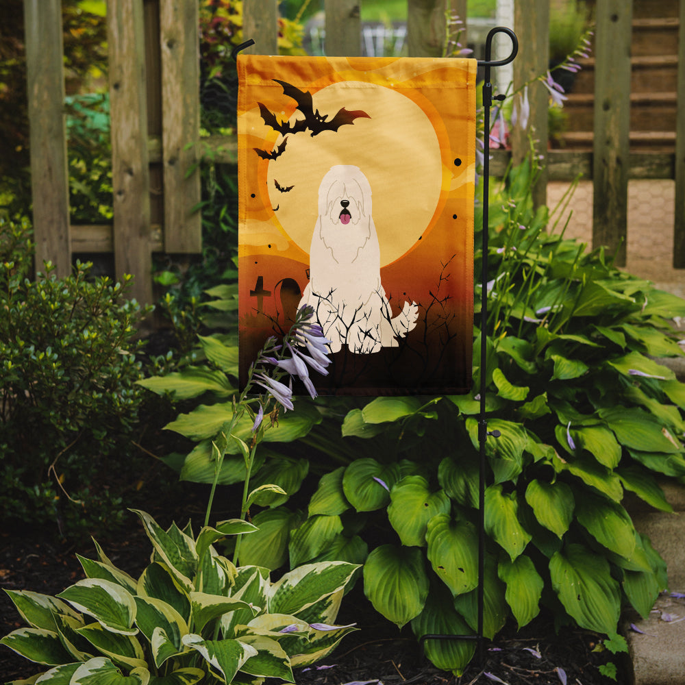 Halloween South Russian Sheepdog Garden Flag Mailbox Decorative Yard Banner Outside Patio Artwork for Flower Beds, Garden Size, Multicolor