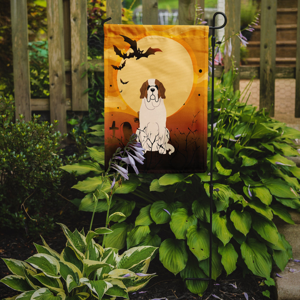 Halloween Saint Bernard Garden Flag Mailbox Decorative Yard Banner Outside Patio Artwork for Flower Beds, Garden Size, Multicolor