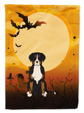 Halloween Greater Swiss Mountain Dog Garden Flag Mailbox Decorative Yard Banner Outside Patio Artwork for Flower Beds, Garden Size, Multicolor