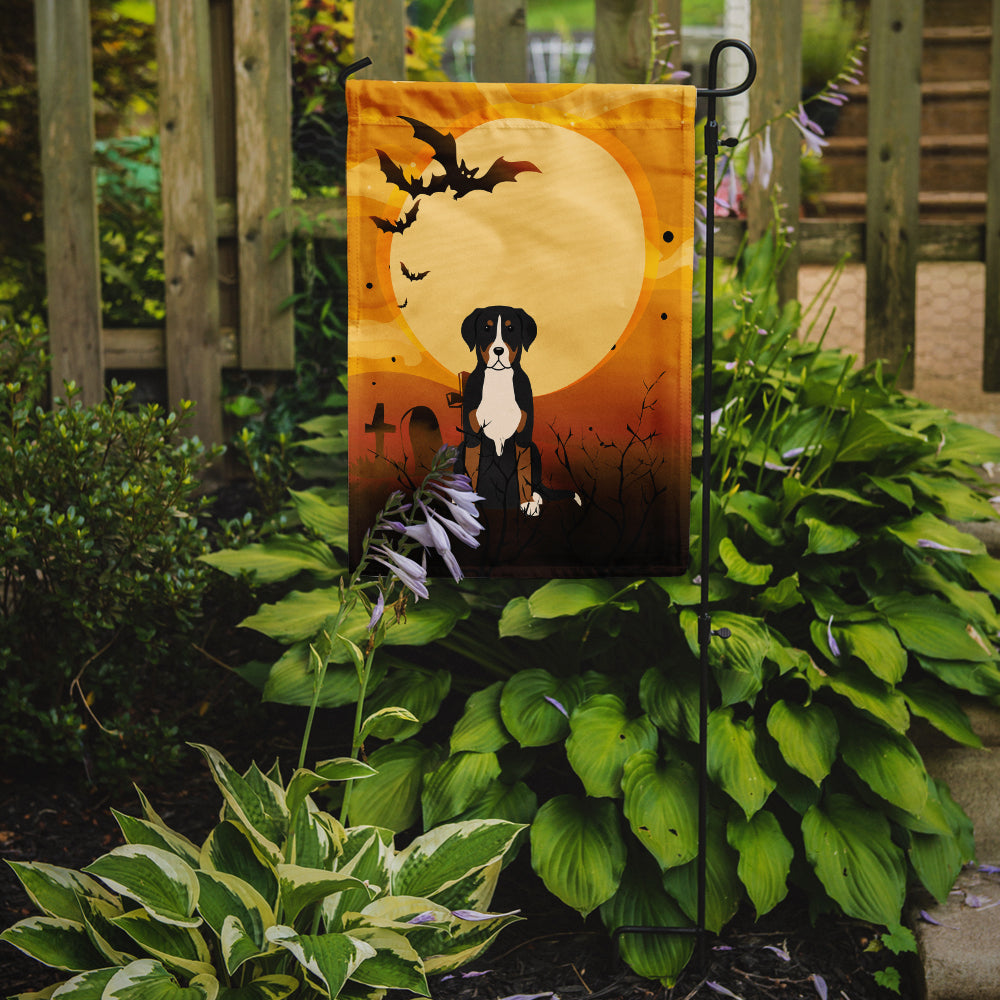 Halloween Greater Swiss Mountain Dog Garden Flag Mailbox Decorative Yard Banner Outside Patio Artwork for Flower Beds, Garden Size, Multicolor