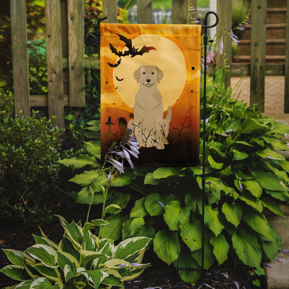 Halloween Yellow Labrador Garden Flag Mailbox Decorative Yard Banner Outside Patio Artwork for Flower Beds, Garden Size, Multicolor