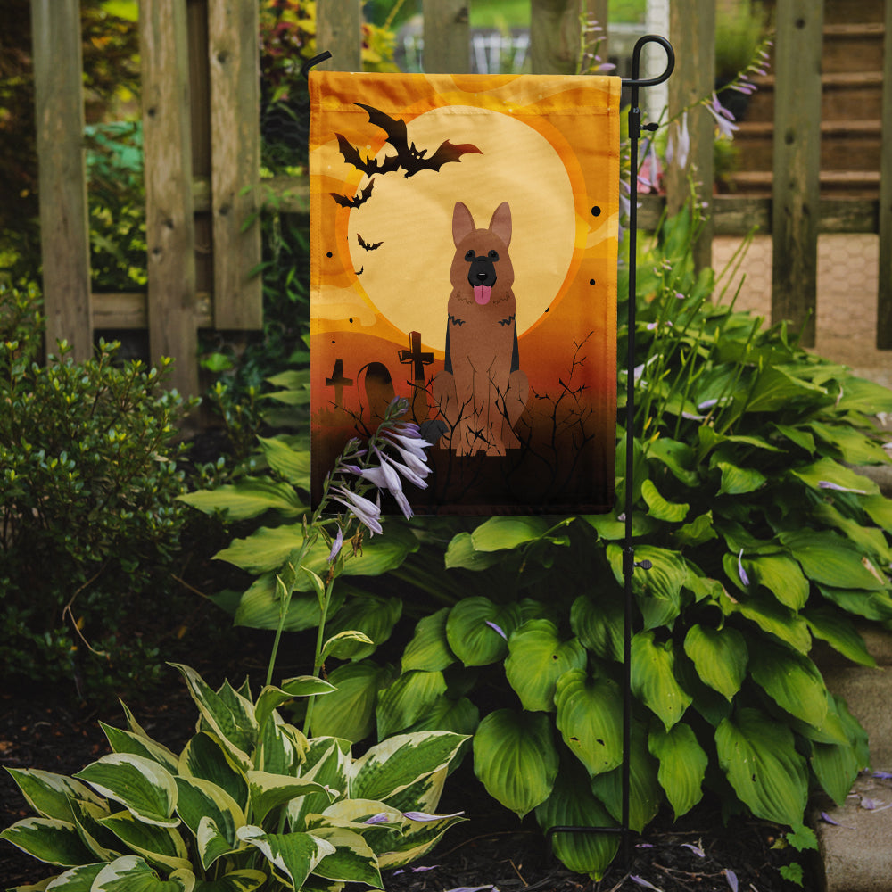 Halloween German Shepherd Garden Flag Mailbox Decorative Yard Banner Outside Patio Artwork for Flower Beds, Garden Size, Multicolor