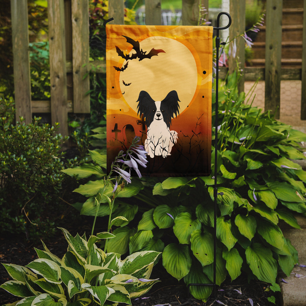 Halloween Papillon Black White Garden Flag Mailbox Decorative Yard Banner Outside Patio Artwork for Flower Beds, Garden Size, Multicolor