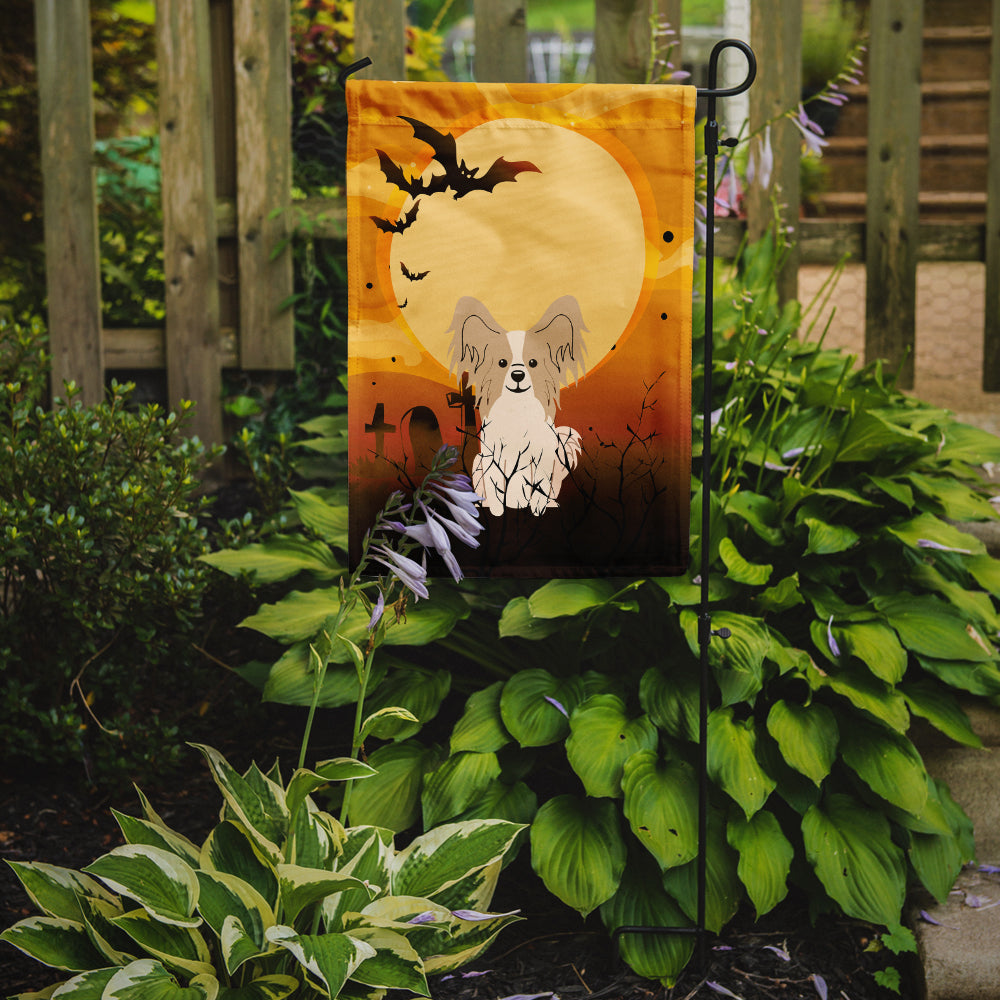 Halloween Papillon Sable White Garden Flag Mailbox Decorative Yard Banner Outside Patio Artwork for Flower Beds, Garden Size, Multicolor