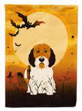 Halloween Petit Basset Griffon Veenden Garden Flag Mailbox Decorative Yard Banner Outside Patio Artwork for Flower Beds, Garden Size, Multicolor