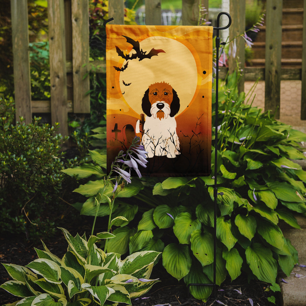 Halloween Petit Basset Griffon Veenden Garden Flag Mailbox Decorative Yard Banner Outside Patio Artwork for Flower Beds, Garden Size, Multicolor