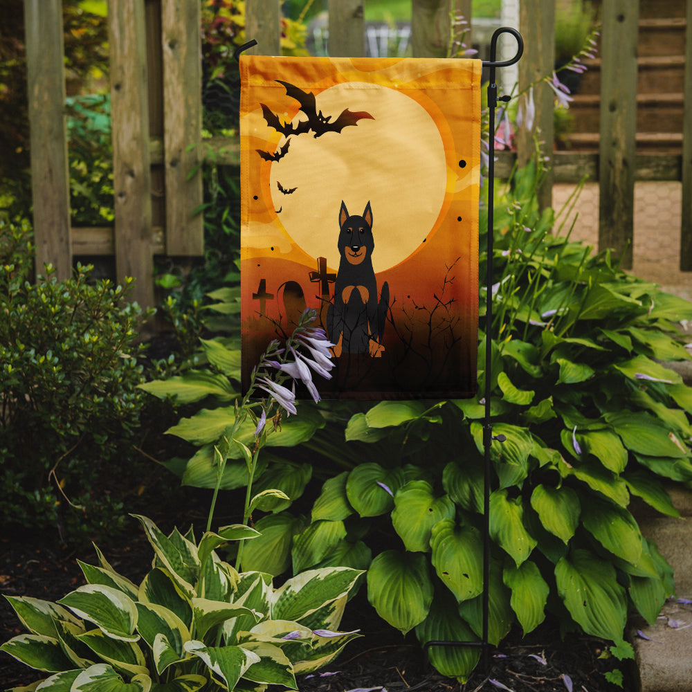 Halloween Beauce Shepherd Dog Garden Flag Mailbox Decorative Yard Banner Outside Patio Artwork for Flower Beds, Garden Size, Multicolor