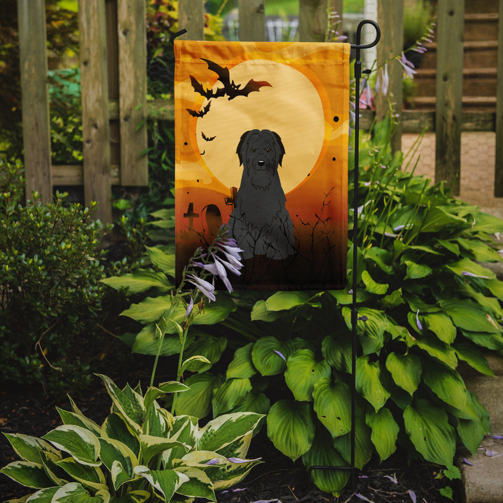 Halloween Briard Black Garden Flag Mailbox Decorative Yard Banner Outside Patio Artwork for Flower Beds, Garden Size, Multicolor