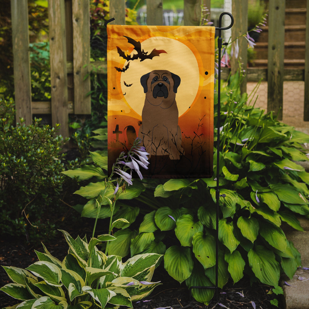Halloween Bullmastiff Garden Flag Mailbox Decorative Yard Banner Outside Patio Artwork for Flower Beds, Garden Size, Multicolor