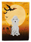 Halloween Bedlington Terrier Blue Garden Flag Mailbox Decorative Yard Banner Outside Patio Artwork for Flower Beds, Garden Size, Multicolor