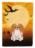 Halloween Pekingese Red White Garden Flag Mailbox Decorative Yard Banner Outside Patio Artwork for Flower Beds, Garden Size, Multicolor