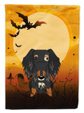 Halloween Wire Haired Dachshund Dapple Garden Flag Mailbox Decorative Yard Banner Outside Patio Artwork for Flower Beds, Garden Size, Multicolor