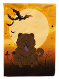 Halloween Chow Chow Chocolate Garden Flag Mailbox Decorative Yard Banner Outside Patio Artwork for Flower Beds, Garden Size, Multicolor