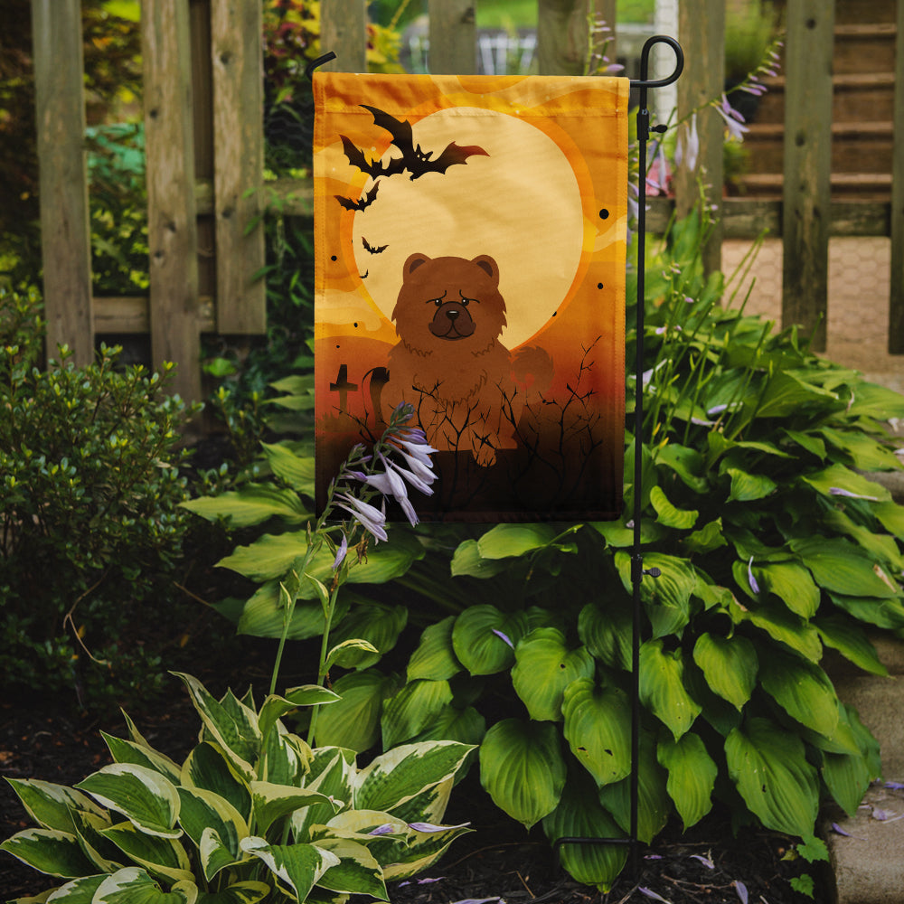 Halloween Chow Chow Red Garden Flag Mailbox Decorative Yard Banner Outside Patio Artwork for Flower Beds, Garden Size, Multicolor