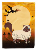 Halloween Birman Cat Garden Flag Mailbox Decorative Yard Banner Outside Patio Artwork for Flower Beds, Garden Size, Multicolor
