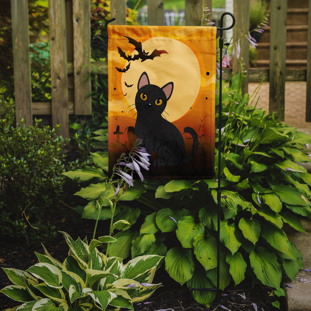 Halloween Bombay Cat Garden Flag Mailbox Decorative Yard Banner Outside Patio Artwork for Flower Beds, Garden Size, Multicolor