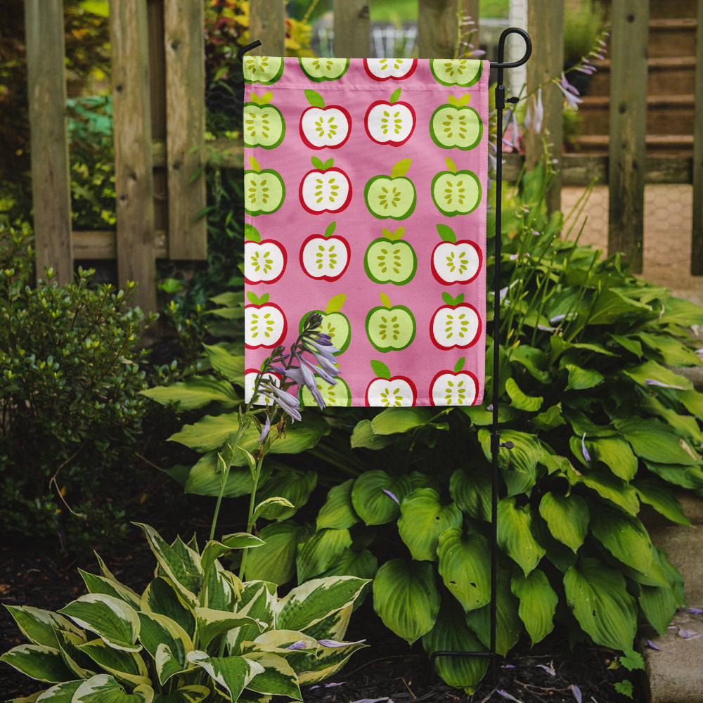 Apples on Pink Garden Flag Mailbox Decorative Yard Banner Outside Patio Artwork for Flower Beds, Garden Size, Multicolor