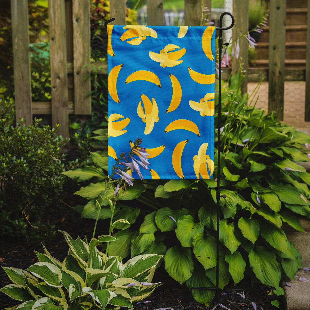 Bananas on Blue Garden Flag Mailbox Decorative Yard Banner Outside Patio Artwork for Flower Beds, Garden Size, Multicolor