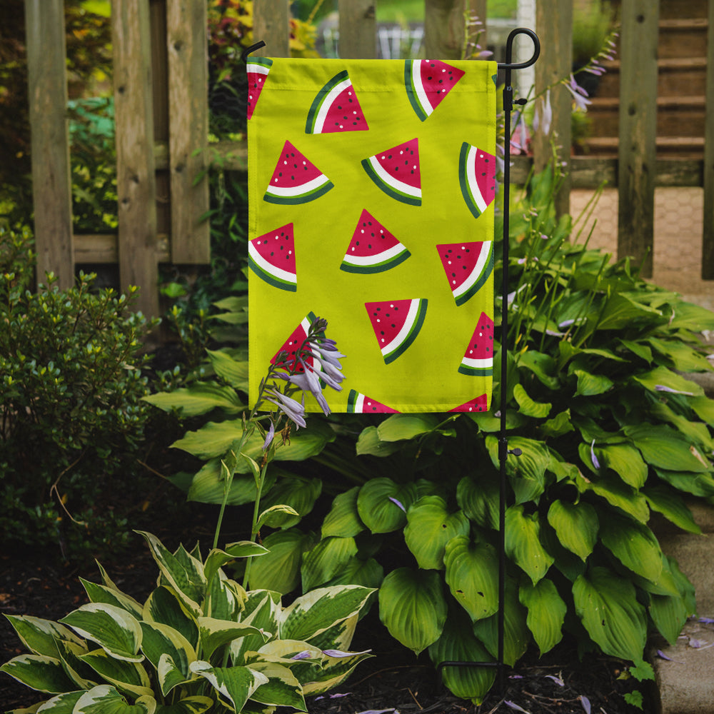 Watermelon on Lime Green Garden Flag Mailbox Decorative Yard Banner Outside Patio Artwork for Flower Beds, Garden Size, Multicolor