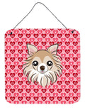 Chihuahua Hearts Wall or Door Hanging Prints BB5321DS66