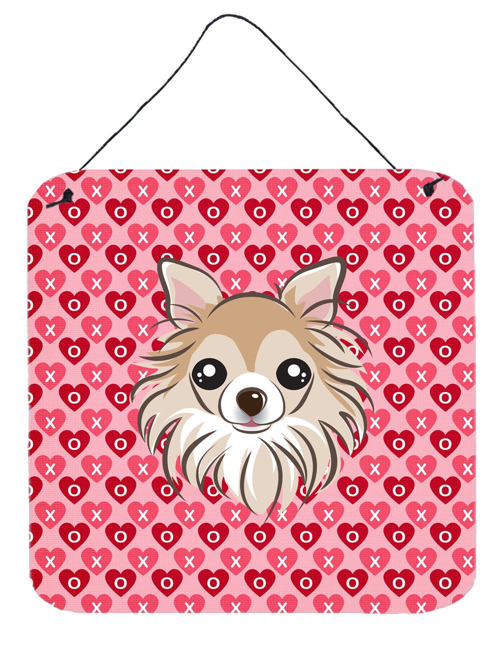 Chihuahua Hearts Wall or Door Hanging Prints BB5321DS66