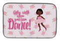 Ballet African American Short Hair Dish Drying Mat Absorbent Dish Drying Mat Pad for Kitchen Counter Dish Drainer Mat for Countertop, 14 x 21", Multicolor