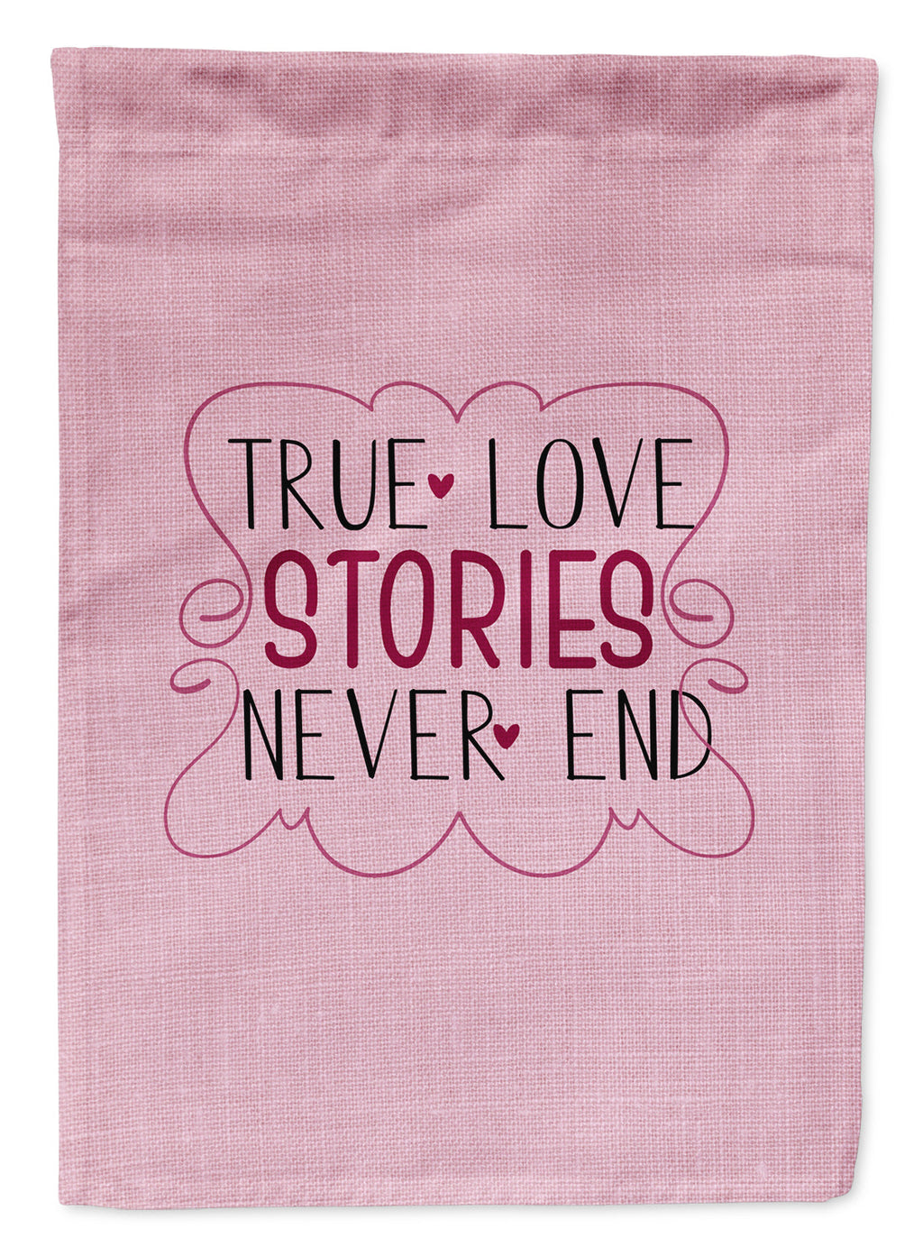 True Love Stories Never End Garden Flag Mailbox Decorative Yard Banner Outside Patio Artwork for Flower Beds, Garden Size, Multicolor