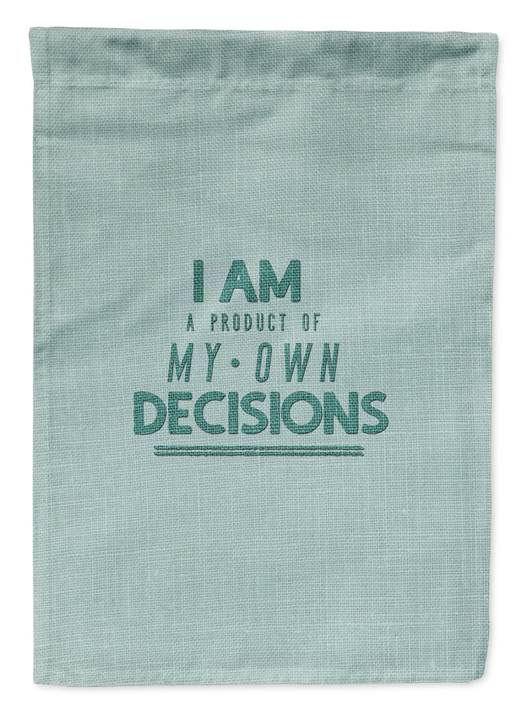 Product of My Own Decisions Garden Flag Mailbox Decorative Yard Banner Outside Patio Artwork for Flower Beds, Garden Size, Multicolor