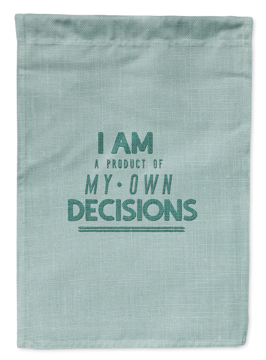 Product of My Own Decisions Garden Flag Mailbox Decorative Yard Banner Outside Patio Artwork for Flower Beds, Garden Size, Multicolor