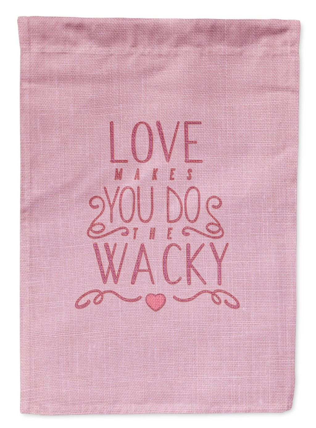 Love Makes You Do The Wacky Garden Flag Mailbox Decorative Yard Banner Outside Patio Artwork for Flower Beds, Garden Size, Multicolor