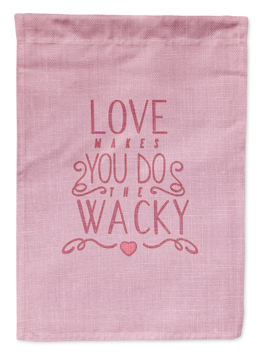 Love Makes You Do The Wacky Garden Flag Mailbox Decorative Yard Banner Outside Patio Artwork for Flower Beds, Garden Size, Multicolor